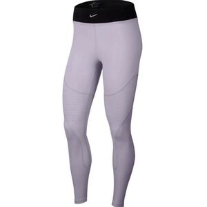 Nike Aerodapt Women's L  Running Pants Purple Lightweight Minimalist Activewear